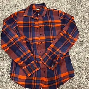 J.Crew light weight plaid blouse. Ladies Small